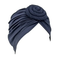 Disc afrički turbanski genijalno prethodno pričvršćene elegantne visoke elastične modne kapke za glavu