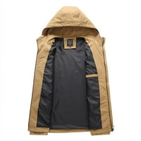 Leey-World Jacket muške muške taktičke jakne sa kapuljačom zimsko planinarenje lovački kaputi Multi