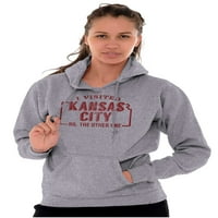 Posjetio Kansas City Funny Suvenir Hoodie Dukserirt Žene Muške Brisco Marke 3x