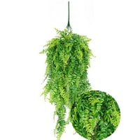 Simulacija zelena biljka perzijski list zid viseći zlatni zvono ukras rattan balkon zid lažni cvijet