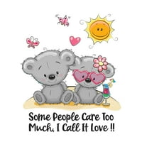 Sunshine Taed medvjed kišne kišne kapi zagrljaju neke ljude briga previše ja zovem ljubav zagrljaje