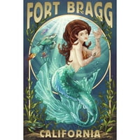 FL OZ Keramička krigla, Fort Bragg, Kalifornija, sirena, Perilica za suđe i mikrovalna