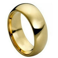 - za muškarce ili dame dovodne pozlaćeni volfram karbidni vjenčani prsten