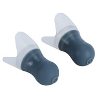 Uši za višekratnu upotrebu, ušna ploča vodootporna prarena za plivanje leteći spavanje siva l + kutija