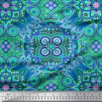 Soimoi pamučni dres tkanine Paisley & Mandala ukrasna ispis tkanina od dvorišta široka