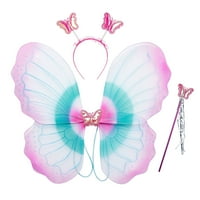 Eyicmarn Colorful Fairy Wings dječji scenski prikaz krila Leptir krila rođendan Halloween party anđeoska
