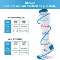 Parovi kompresijske čarape za žene i muške cirkulaciju HG - bolji protok krvi, oticanje najbolja podrška