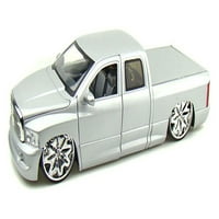 Dodge Ram pikap za kamione, srebrna - Jada Toys Dub City - skala Diecast Model igračka automobila