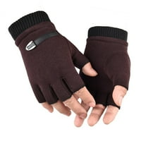 Kunyu Termalne rukavice Par hladno otporni patchwork u boji modni muški zimski rulji za jahanje