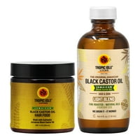 Tropic ISLE Living Black Castor ulje za kosu 4oz + svjetlo Slab 4oz