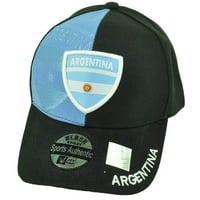 Argentina zastava Crna beba plava kapa za šešir Podesivi zakrivljeni račun