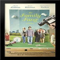 Obiteljski fang veliki crni drveni oblikovani ispis filmski poster umjetnosti