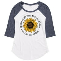 Instant poruka - Budite sunce - juniors Raglan grafička majica