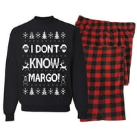 Divlji Bobby Todd Margo majica IDK Margo ružni božićni džemper paket sa mikroprelama hlače od runa,