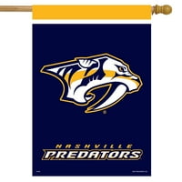 Nashville Predators House Flag NHL licencirana 28 40 Briarwood Lane
