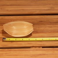 Ploča za jednokratnu ploču za jednokratnu ploču od bambuom posude za posluživanje hrane, 4,3 Dugi 2,5