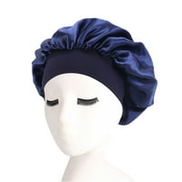Fdelink modna ženska perla pletenica Hat ruffle rak zamotavanje kapa za spavanje za spavanje satenske
