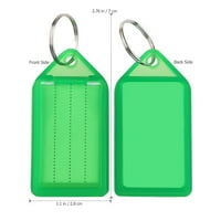 Ključne ID oznake WinOmo višebojni plastični ključ fobi za prtljag za prtljag oznake naljepnica s tipkama