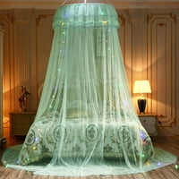 Prilično comy poliesterska mreža Hung Dome komar za mosquito neto krevet princess dekor odgovara krevetu