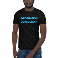 Plava informativna konsultantska majica kratkih rukava majica u nedefiniranim poklonima