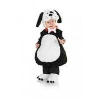 Trbuh beba crno-bijelo štene dečje dijete kostim XL 4-7