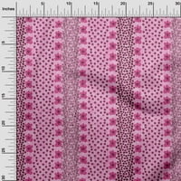 Onuone pamučne kambričke Fuschia ružičasti tkanini cvjetni prekrivajući pribor Ispisuje šivanje tkanine