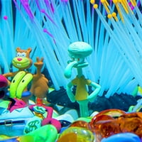 Riblji rezervoar za uređenje blistavih morskih anemona umjetnog biljnog biljke akvarij dekor - svjetlosni