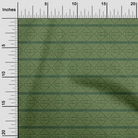Onuone viskoznog dresovog tkanina Geometrijski blok Ispis tkanine BTY Wide