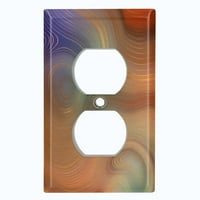 Metalna svjetlosna ploča Poklopac poklopca Mramorna šarena Swirl Galaxy Mar080