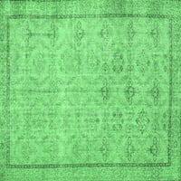 Ahgly Company Zatvoreni pravokutnik Perzijski Emerald Green Tradicionalni prostirke, 2 '5'