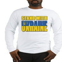 Cafepress - Stalak sa ukrajinskim muškim majicom dugih rukava - majica s dugim rukavima unise