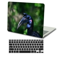 Kaishek Hard zaštitni poklopac školjke za Macbook Pro S A & A + crna poklopac tastature, serija perja