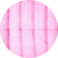 Ahgly Company u zatvorenom okruglom krute ružičastim modernim prostirkama područja, 5 'krug