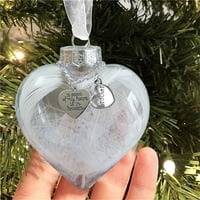 Wedracia Oblik srca - A mog srca je u božićnim božićnim ukrasima za oštar