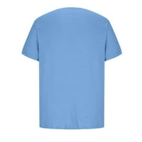 Lovskoo MAN majice Casual Solid ugrađena teretana TEE Bluza Muškarci Ležerne prilike sa džepovima Sportska