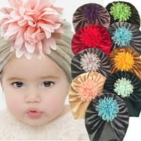 Šešir čvrsto cvijeće pleuche haube moda topla zimska kapa za bebe gume hat dječji šešir za dječake dječaka