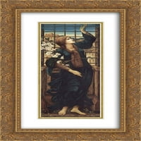 Edward Burne Jones Matted Gold Ornate uramljena umjetnost Ispis 'nade'