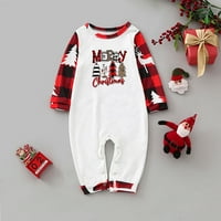 Modni božićni ispis Obiteljski i američki Pajamas roditelj-dječji odijelo Baby Christmas pidžama za