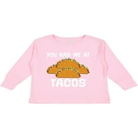 Inktastic, imao si me na tacos poklon dječaku majicu ili majicu s dugim rukavima