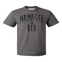 & B Namaste u krevetu Muška majica, S, H. Siva