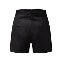 FVWitlyh pantalone za žene debele dukseve za ženske uredske hlače patentni pantalone sa džepovima odijelo
