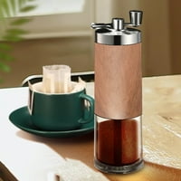 Kuluzego ručno brusilica za kafu - brusilica od nehrđajućeg čelika, jednostavna za nošenje i prah kafe debljine može se podesiti, pogodno za ured, kućnu kuhinju i kampiranje