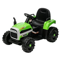 12V Kids Electric Tractor igračka za igranje, vožnja na traktoru sa daljinskim upravljačem, zelenim
