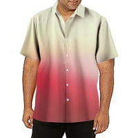 Muška košulja Summer Muška majica kratkih rukava MENS casual majice Dugme s kratkim rukavima dolje Majice