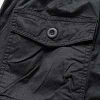 Penskeiy Cargo Hlače za muškarce Muške pamučne multi-džepne pamučne hlače otporne na više džepnih muških