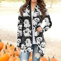 Hladno vrijeme, Hot Style Himice Zimske modne trendove Modna ženska Halloween Animal Cat Print dugih