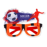 Solacol Fudbalske dekoracije za zabavu Svjetski čaša ukras foto rekviziti Fudbalski svjetski kup navijači snabdeva za naočale