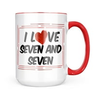 Neonblond I Love Sedam i sedam koktel šalice za ljubitelje čaja za kafu