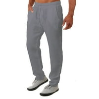 Simplmasygeni Muška čišćenje Cleargo Ljetne hlače Širokoga noge Ležerne prilike Labavi solid u obliku modnih džepova dugačke hlače