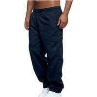 Leesechin hlače za muškarce čišćenje čvrstog višestruki džepni zatvarač na otvorenom Type fitnes hlače